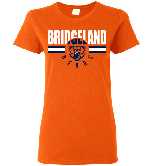 Bridgeland High School Bears Women's Orange T-shirt 101