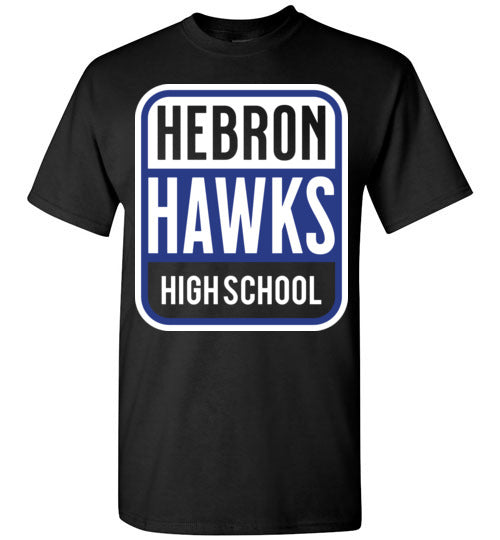 Hebron High School Black Classic T-shirt 01