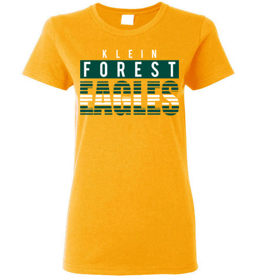 Klein Forest Golden Eagles Women's Gold T-shirt 35