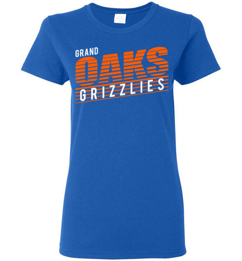 Grand Oaks High School Grizzlies Women's Royal T-shirt 32