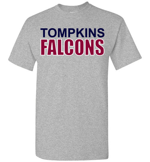 Tompkins High School Grey Unisex T-shirt 10