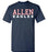 Allen High School Navy Unisex T-shirt 10