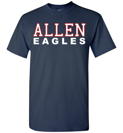 Allen High School Navy Unisex T-shirt 10