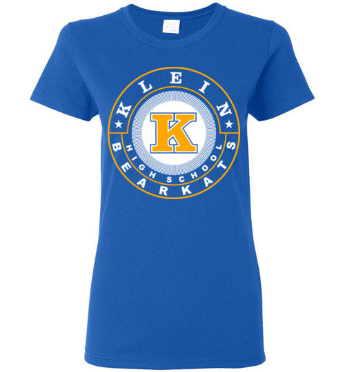 Klein High School Bearkats Women's Royal T-shirt 02