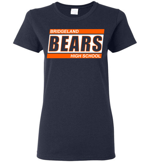 Bridgeland High School Bears Women's Navy T-shirt 72