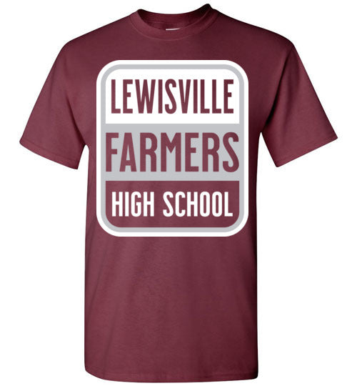 Lewisville High School Maroon Classic T-shirt 01