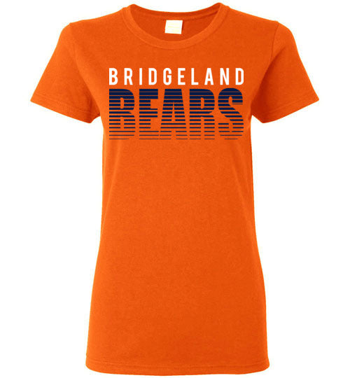 Bridgeland High School Bears Women's Orange T-shirt 24