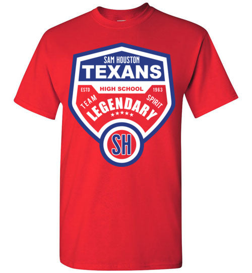 Sam Houston High School Red Classic T-shirt 14