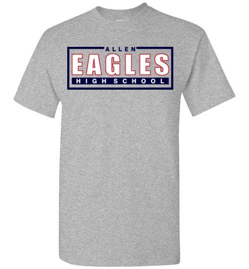 Allen High School Sports Grey Unisex T-shirt 49