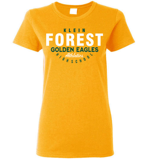 Klein Forest Golden Eagles Women's Gold T-shirt 12