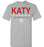 Katy High School Grey Unisex T-shirt 03