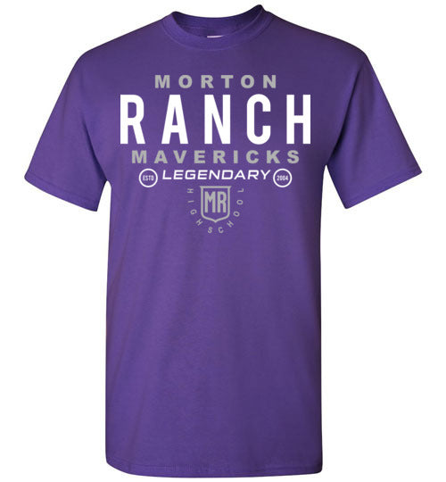 Morton Ranch High School Purple Unisex T-shirt 03