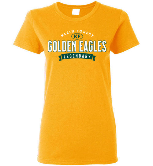 Klein Forest Golden Eagles Women's Gold T-shirt 44