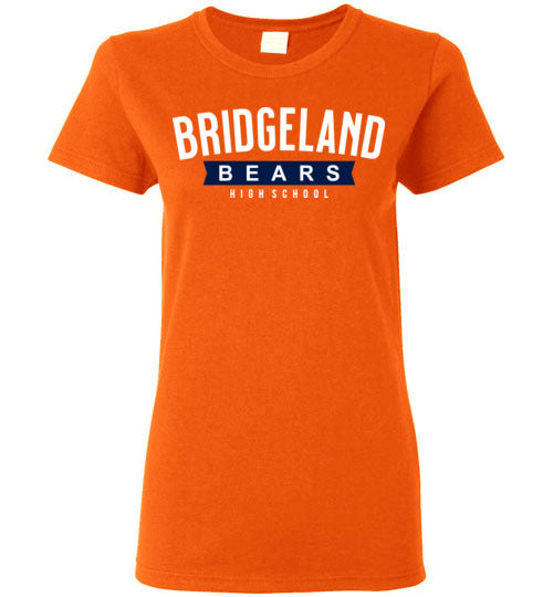 Bridgeland High School Bears Women's Orange T-shirt 21