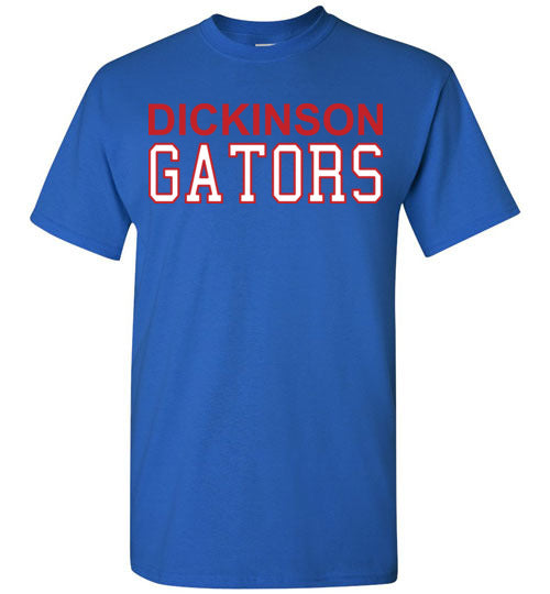 Dickinson High School Gators Royal Blue Classic T-shirt 10