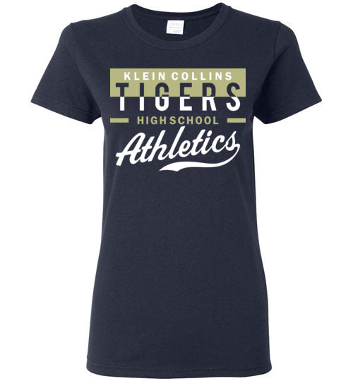 Klein Collins High School Tigers Navy Women's T-shirts 48