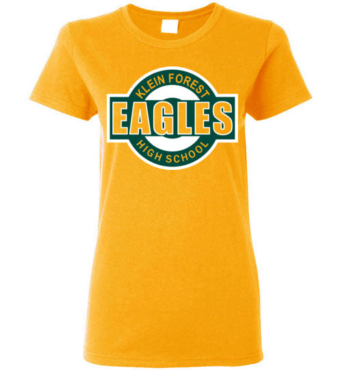 Klein Forest Golden Eagles Women's Gold T-shirt 11