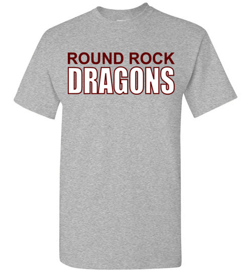 Round Rock High School Sports Grey Classic T-shirt 10