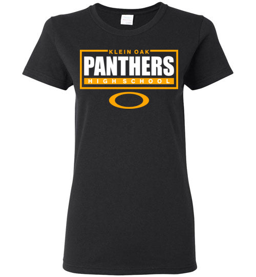 Klein Oak High School Panthers Women's Black T-shirt 49