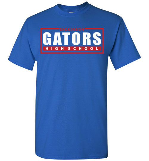 Dickinson High School Gators Royal Blue Classic T-shirt 49