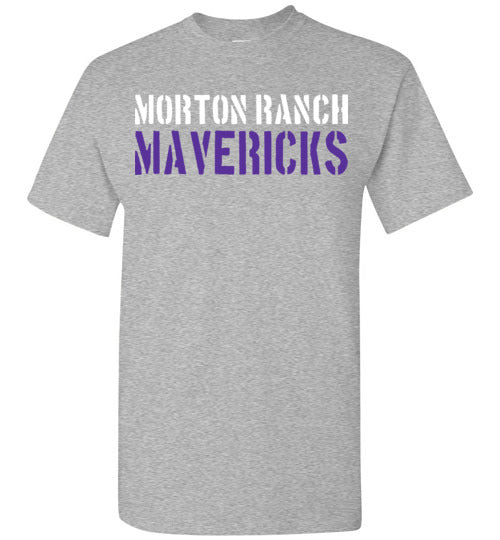 Morton Ranch High School Grey Unisex T-shirt 17