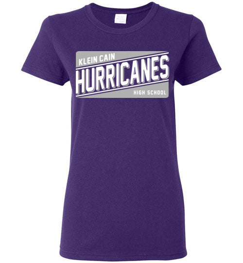 Klein Cain High School Hurricanes Purple Women's T-shirt 84