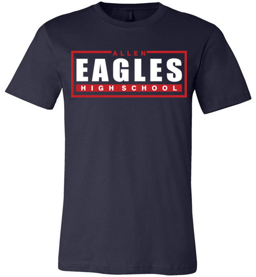 Allen High School Eagles Premium Navy T-shirt 49