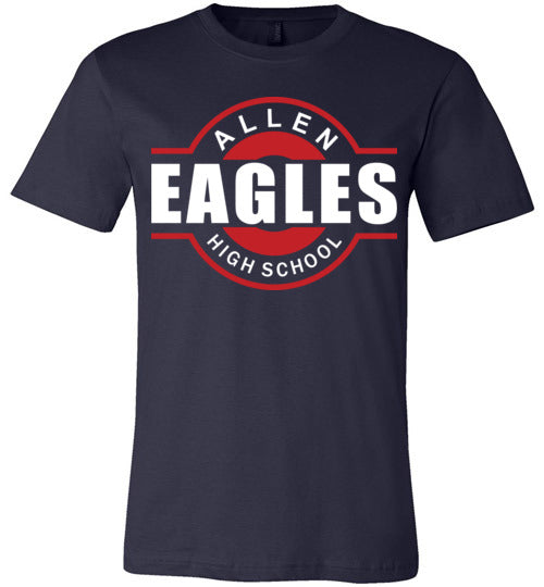 Allen High School Eagles Premium Navy T-shirt 11