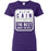 Klein Cain High School Hurricanes Purple Women's T-shirt 01