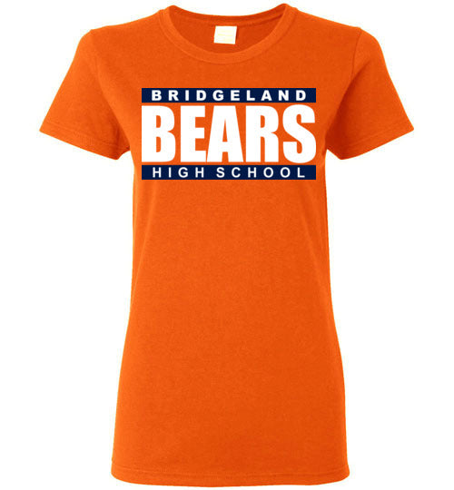 Bridgeland High School Bears Women's Orange T-shirt 98