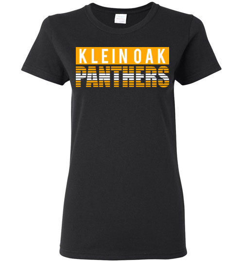 Klein Oak High School Panthers Women's Black T-shirt 35