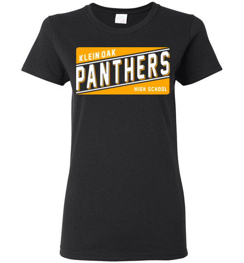 Klein Oak High School Panthers Women's Black T-shirt 84