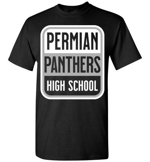 Permian High School Black Classic T-shirt 01