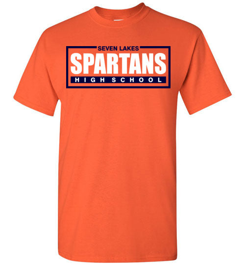 Seven Lakes High School Orange Classic T-shirt 49