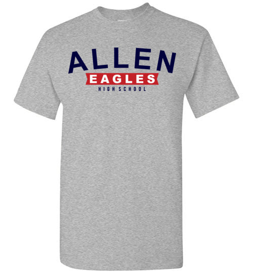 Allen High School Sports Grey Unisex T-shirt 21