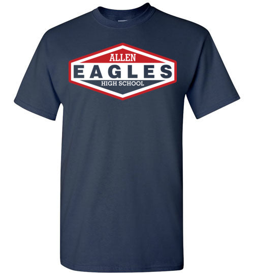 Allen High School Navy Unisex T-shirt 09