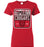 Tomball High School Cougars Women's Red T-shirt 01