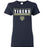 Klein Collins High School Tigers Navy Women's T-shirt 49