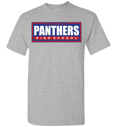 Duncanville High School Sports Grey T-shirt 49