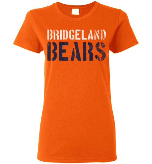 Bridgeland High School Bears Women's Orange T-shirt 17