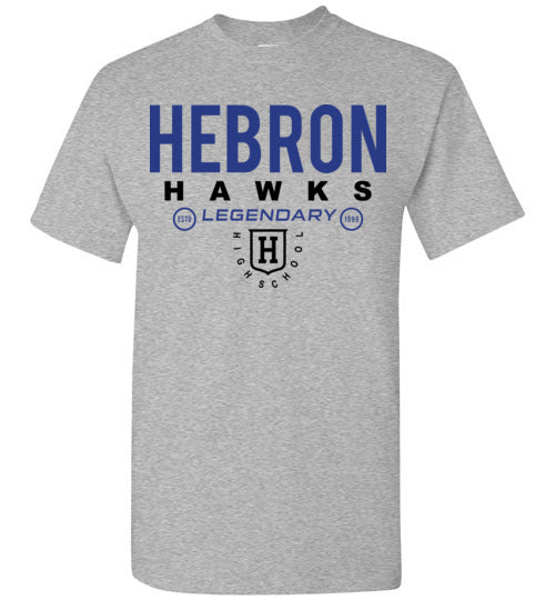 Hebron High School Sports Grey Classic T-shirt 03