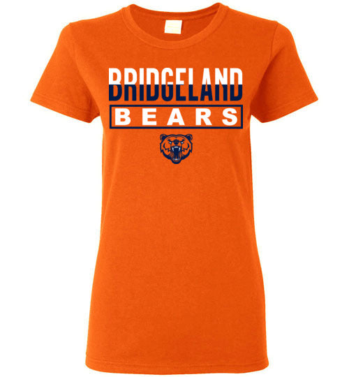 Bridgeland High School Bears Women's Orange T-shirt 29