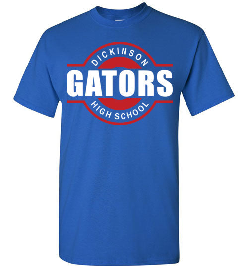 Dickinson High School Gators Royal Blue Classic T-shirt 11