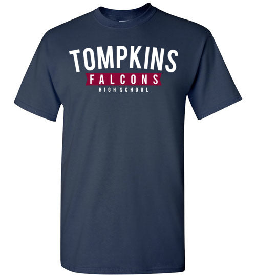 Tompkins High School Navy Unisex T-shirt 21