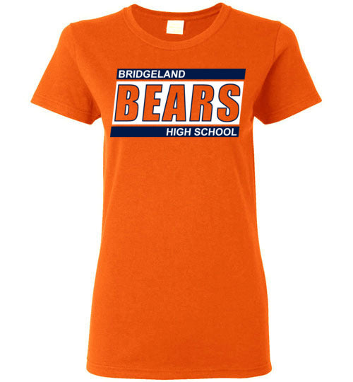 Bridgeland High School Bears Women's Orange T-shirt 72