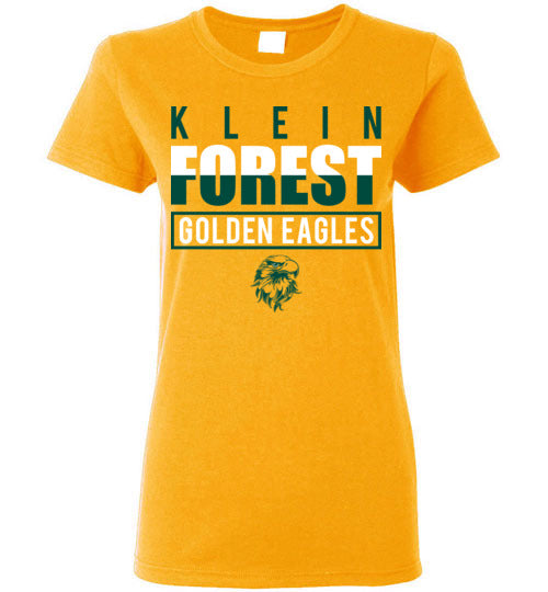 Klein Forest Golden Eagles Women's Gold T-shirt 29