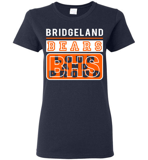 Bridgeland High School Bears Women's Navy T-shirt 86