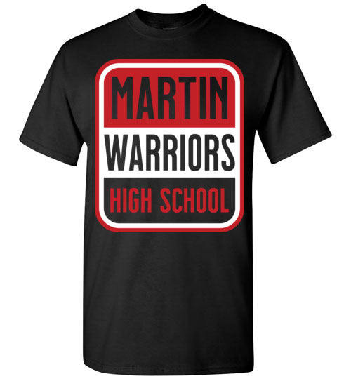 Martin High School Black Classic T-shirt 01