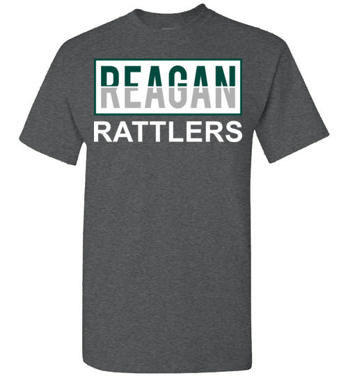 Reagan High School Rattlers Dark Heather Classic T-shirt 31