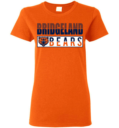 Bridgeland High School Bears Women's Orange T-shirt 31